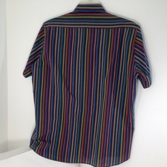 Vintage GENO By Gene Ostro Shirt Single Needle Tailoring Smooth XL - Picture 2 of 6